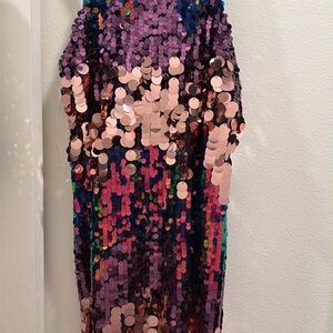 Sequin Mini Dress - Multicolor